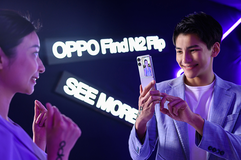 OPPO Find N2 Flip摺疊機正式亮相 開啟百變摺學新思路