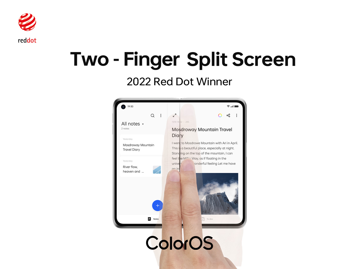 OPPO ColorOS 12 wins four design awards at the Red Dot Award: Brands & Communication Design 2022