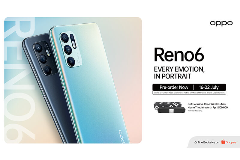 OPPO Reno6 Resmi Hadir di Indonesia