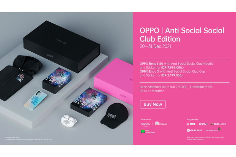 OPPO Luncurkan Koleksi ASSC X OPPO Reno6 5G dan OPPO Enco X