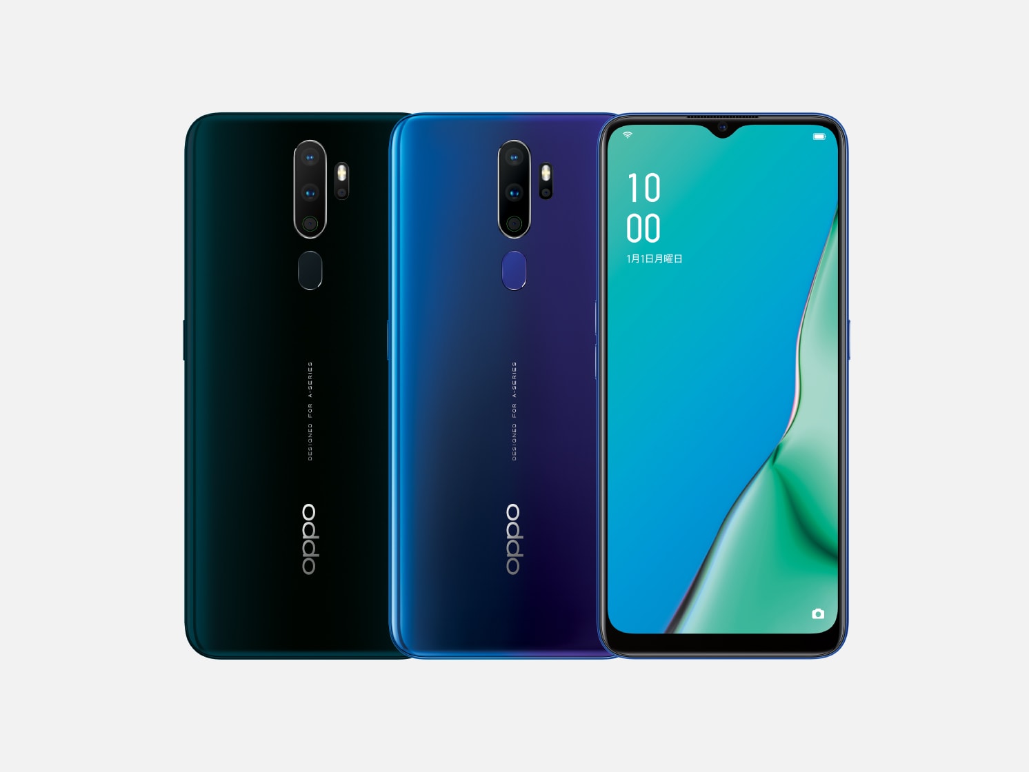 スマートフォン/携帯電話OPPO A5 2020 ブルー モバイル対応 simフリースマートフォン