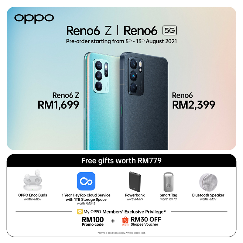 The OPPO Reno6 Series 5G Officially Launches in Malaysia