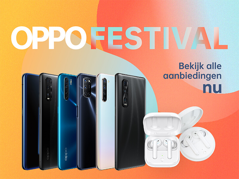 OPPO geeft korting op best buy toestellen tijdens OPPO Festival