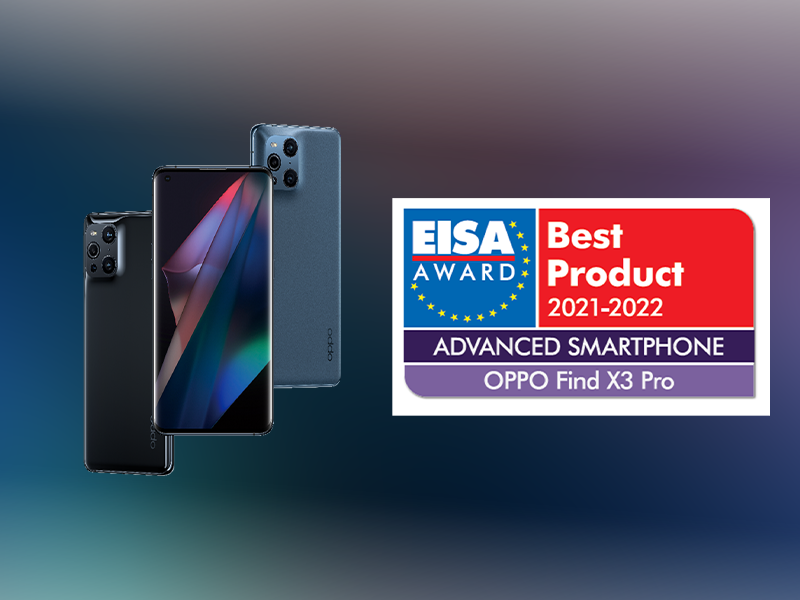 OPPO wint opnieuw EISA Best Product Advanced Smartphone Award