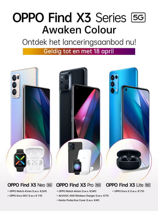 Het lanceringsaanbod is geldig tot en met 18 april.