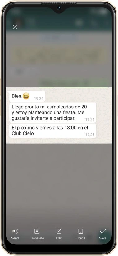 Three-Finger Translate with Google Lens