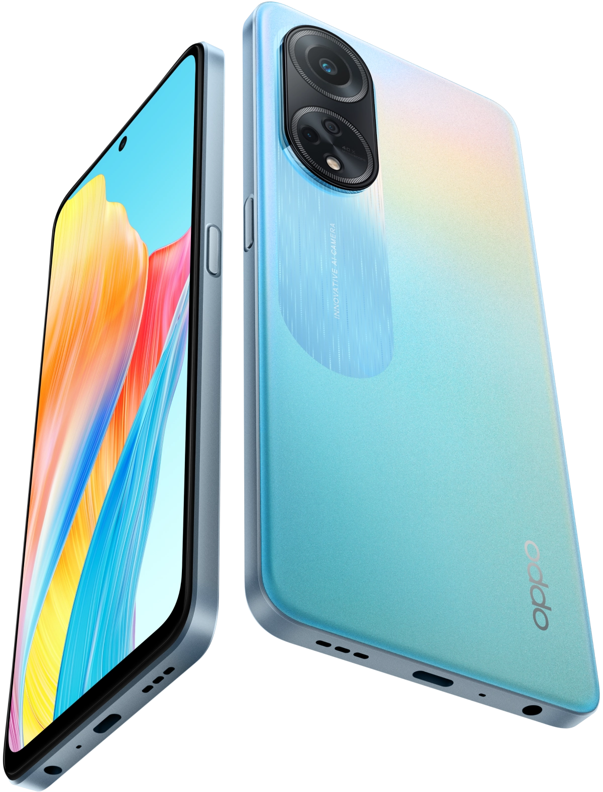 Oppo A98 5G Dual Sim Mobile Phone, 6.72 FHD+ LTPS LCD Display, 8GB RAM,  256GB Storage, Snapdragon 695 Chipset, Adreno 619 GPU, 5000mAh Battery,  ColorOS 13.1, Dreamy Blue