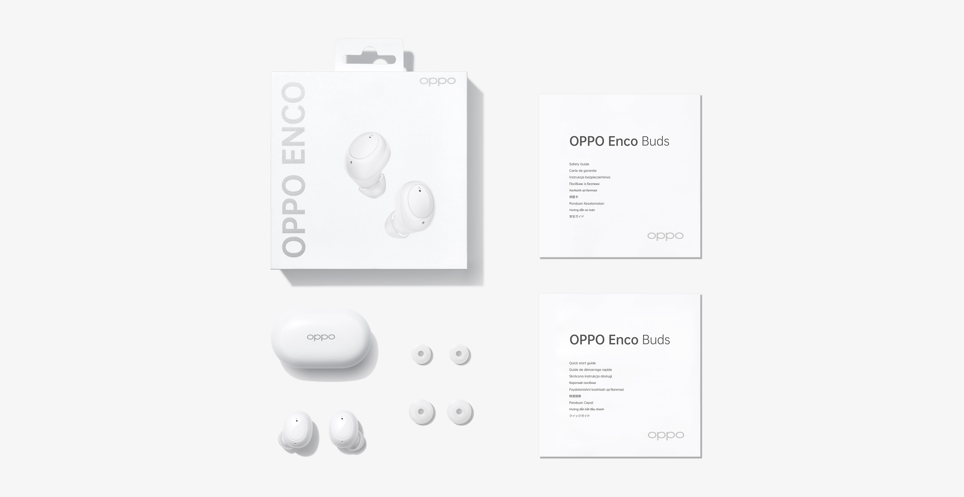 Oppo Enco Buds Bluetooth True Wireless in Ear Earbuds (TWS) with Mic  (White)