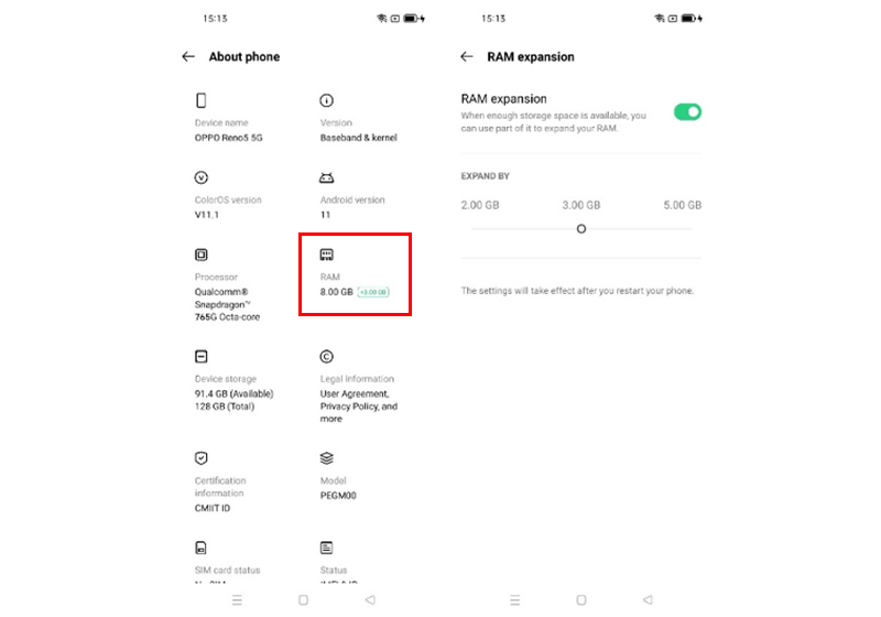OPPO introduces new a Memory Expansion Technology