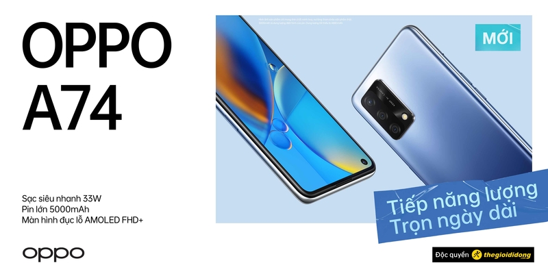 OPPO A74 chính thức lên kệ tại Việt Nam