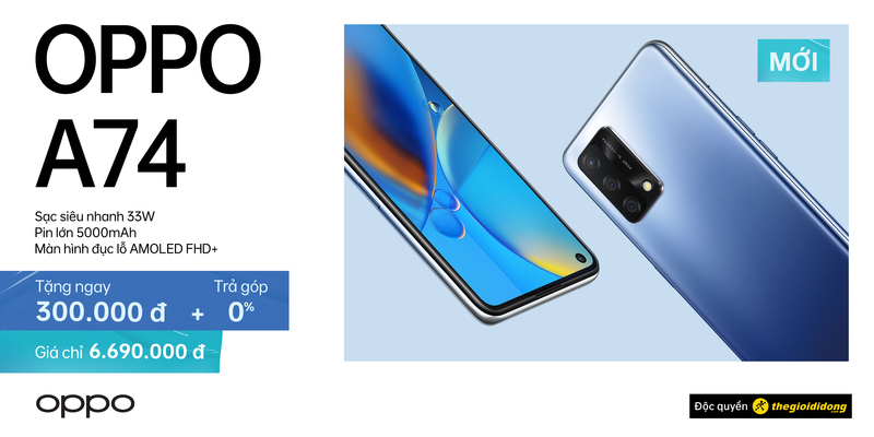 OPPO A74 chính thức lên kệ tại Việt Nam