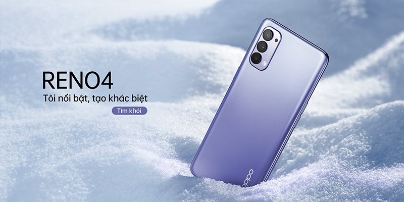 OPPO chính thức giới thiệu Reno4 phiên bản Tím Khói